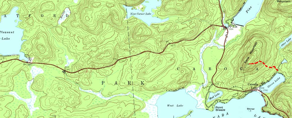 Kane Trail Map